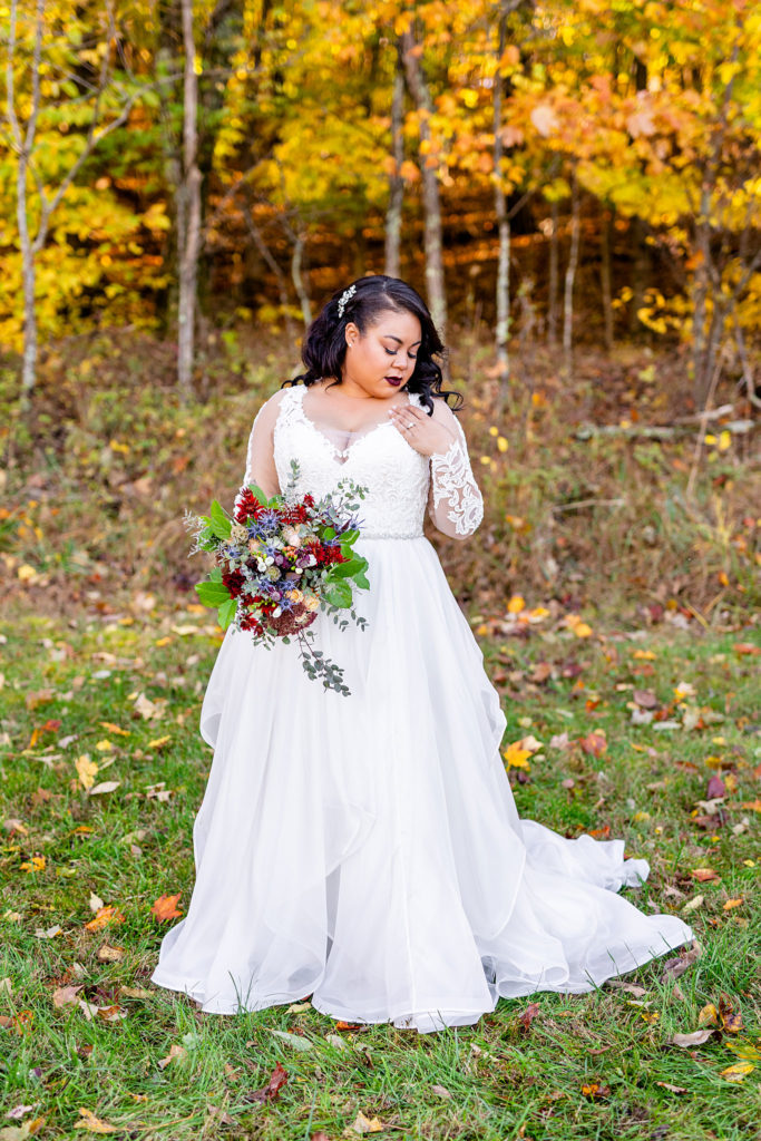 Lace Sleeves Wedding Dress Lynchburg Wedding Photographer