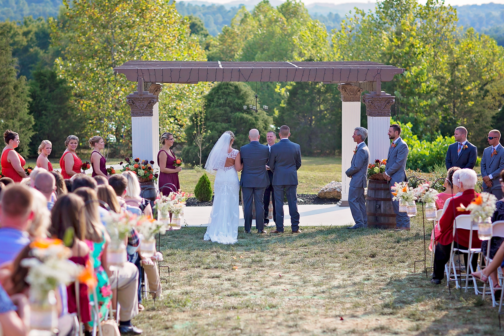 lynchburg wedding photographer, mountain ridge venue weddings